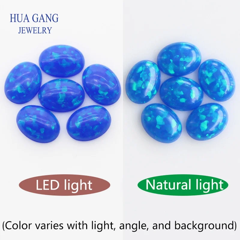 Опаловые свободные камни овальной формы FH03, плоская основа, бусины из опала, полудрагоценные камни для изготовления ювелирных изделий 3x5 мм-7x9 мм