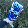 Anime Stitch Stellalou Plush With Flowers Creative Handmade Bouquet Stuffed Animals Valentine Christmas Graduation Gift 5