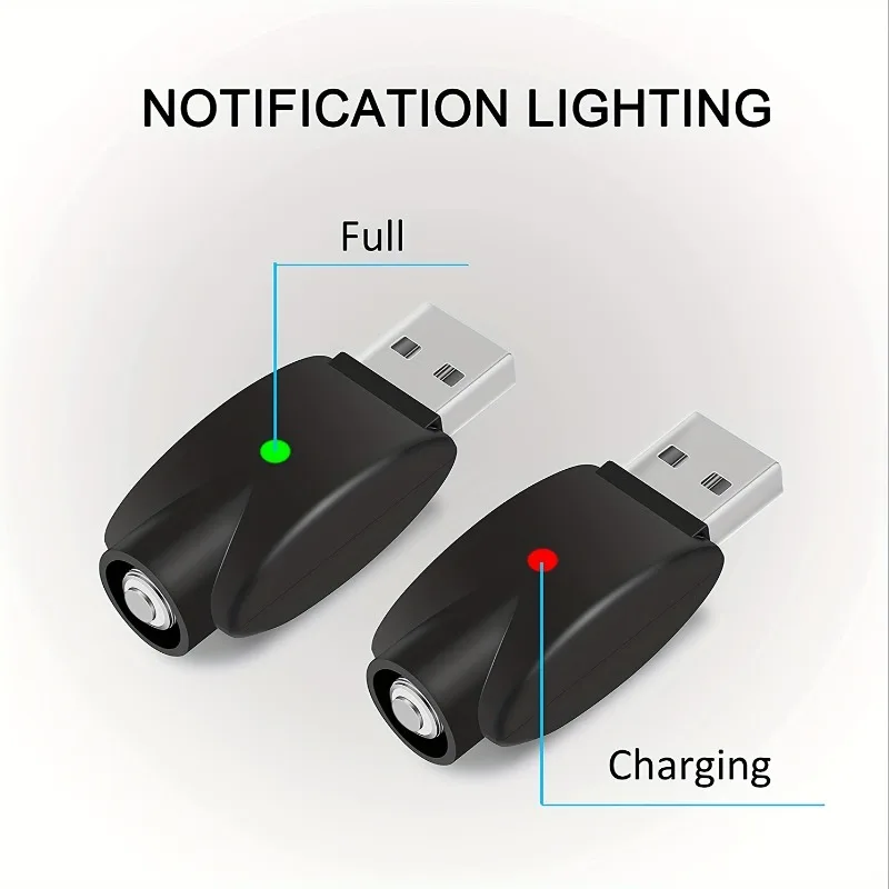 USB Cable Charger, USB Head LED Intelligent Protection, Suitable for Stylus, Soldering Iron Charging use 3PCS