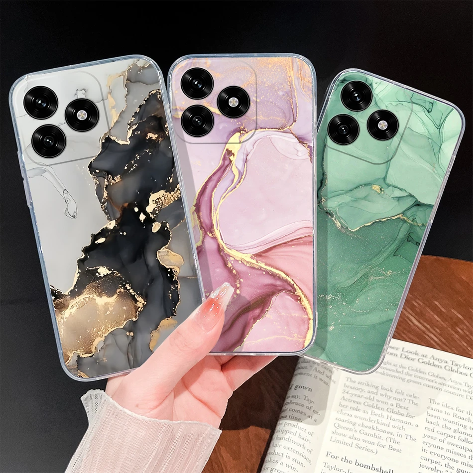 Gradient Color Soft Silicone Clear Phone Case - Lightweight Protective Cover