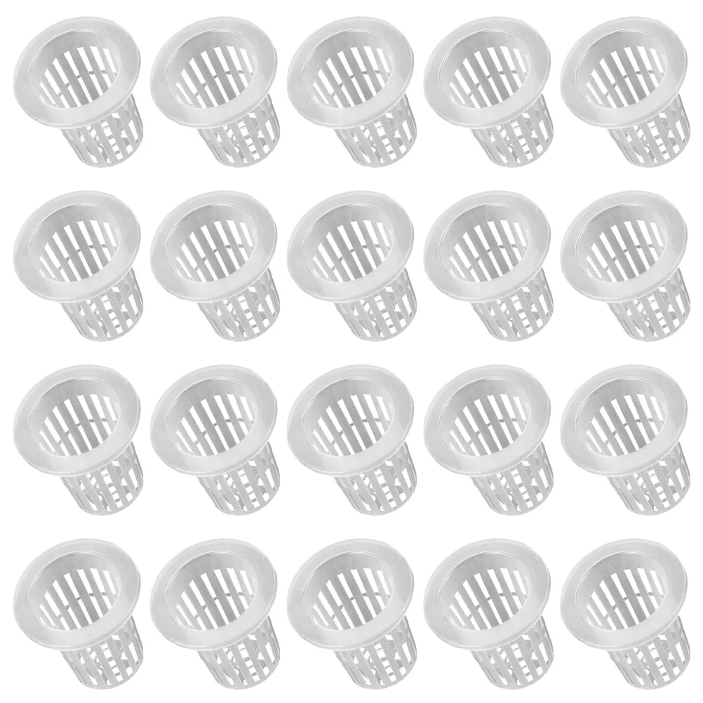 

50 Pcs Planting Basket Hidroponia Hydroponic Flowerpot for Plants Cultivation Tower with Holes