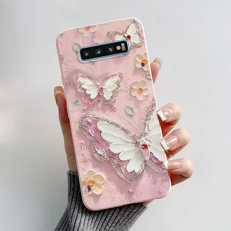 Cute Butterfly Painted Soft TPU Phone Case Cover