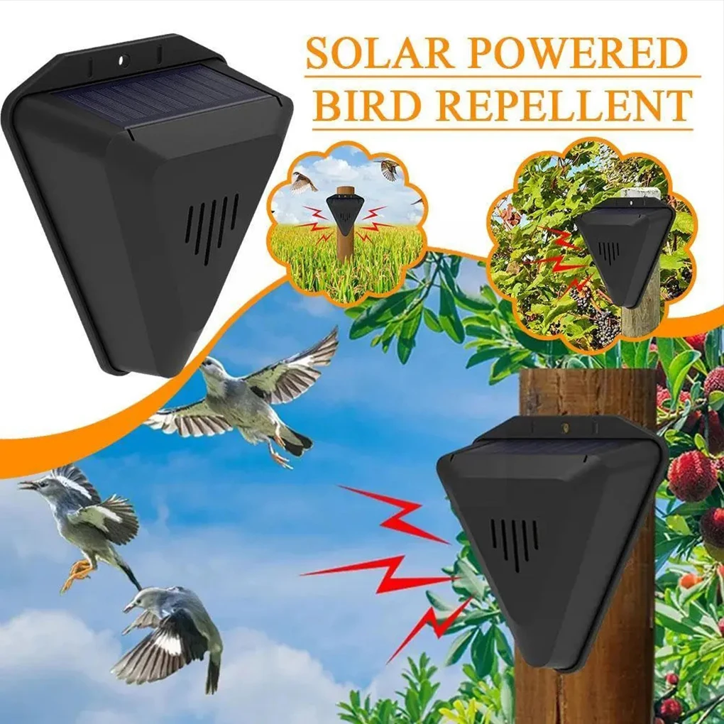 

ABS Solar Animal Repellent - Energy Saving Multi-Functional 247 Monitoring Low Power Consumption Solar Animal Repellents