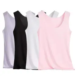 Summer Women Vest T-shirt Seamless Ice Silk Vest Women Wear Stretchy Slim Casual Tank Tops Women Blouse Camis Sport