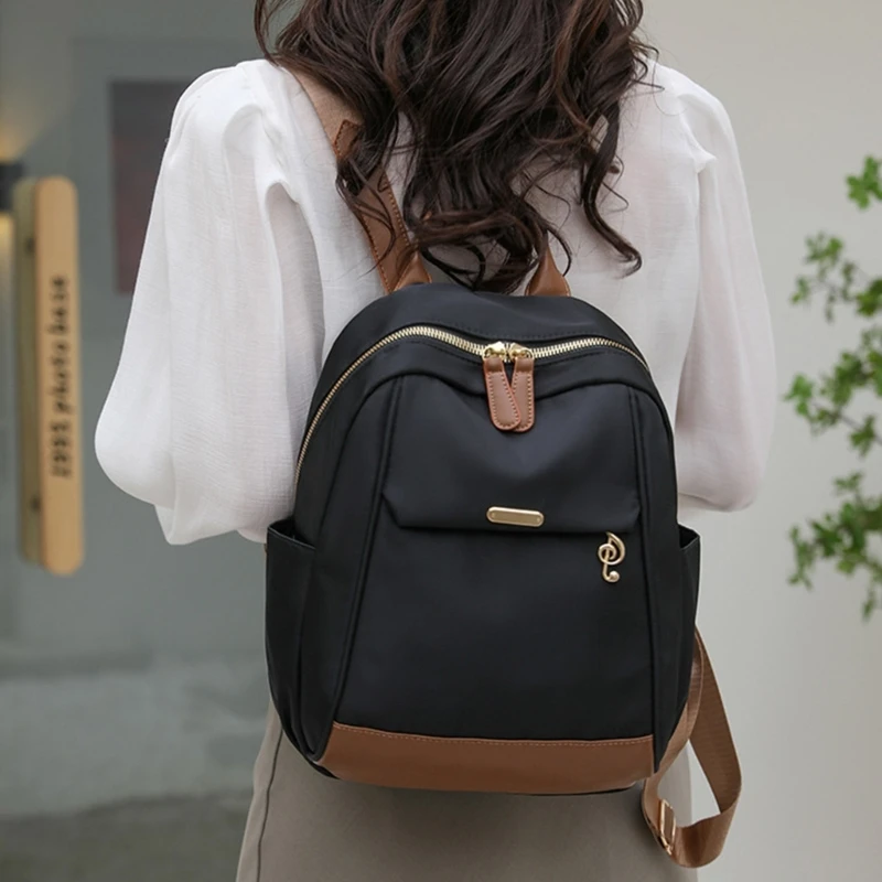 Casual Travel Bag Backpack Middle High School College Backpacks Large Capacity Bookbags for Girl Student Splashproof