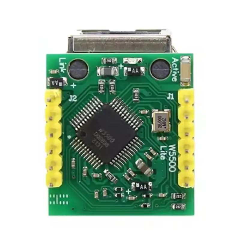 LA-New W5500 이더넷 네트워크 모듈 하드웨어 IP 51 / STM32 마이크로컨트롤러 프로그램 W5100 미니 W5500 이상