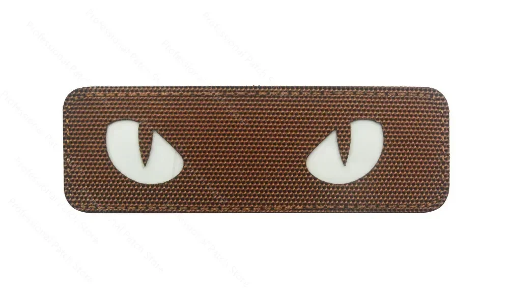 Lot De 3 écussons œil De Chat Réfléchissants Tactiques - Patchs Morale Pour Vêtements, Sac, Casque | Décoration Militaire, Sécurité Nocturne - 11