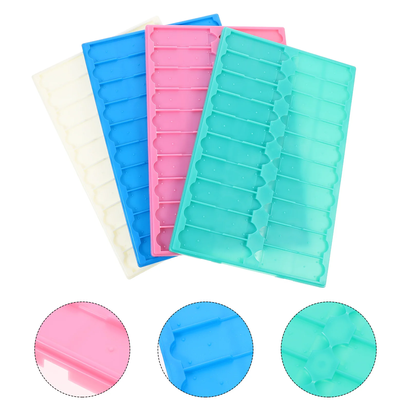 

Capacity Plastic Microscope Slide Tray Slide Storage Tray (Random Color)