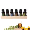 1-Tier Wooden Essential Oil Display Storage Organizer Holder Stand - 6 Slots Natural Hard Pine Wood Rack 3