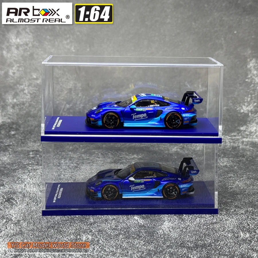 AR BOX diecast model 1/64 911 GT3 R 2025 car model static Ornament
