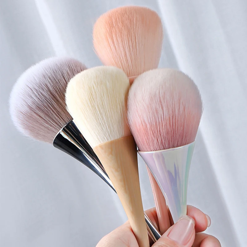 Clean Nail Dust Nail Art Brush Big Head Pollen Blush Brush Salon Makeup Beauty Nail Art Accessories Tools