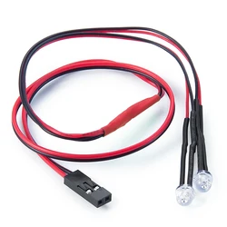 Enhanced LED Spotlight for RC Crawler Luggage Racks (Red LED Light)