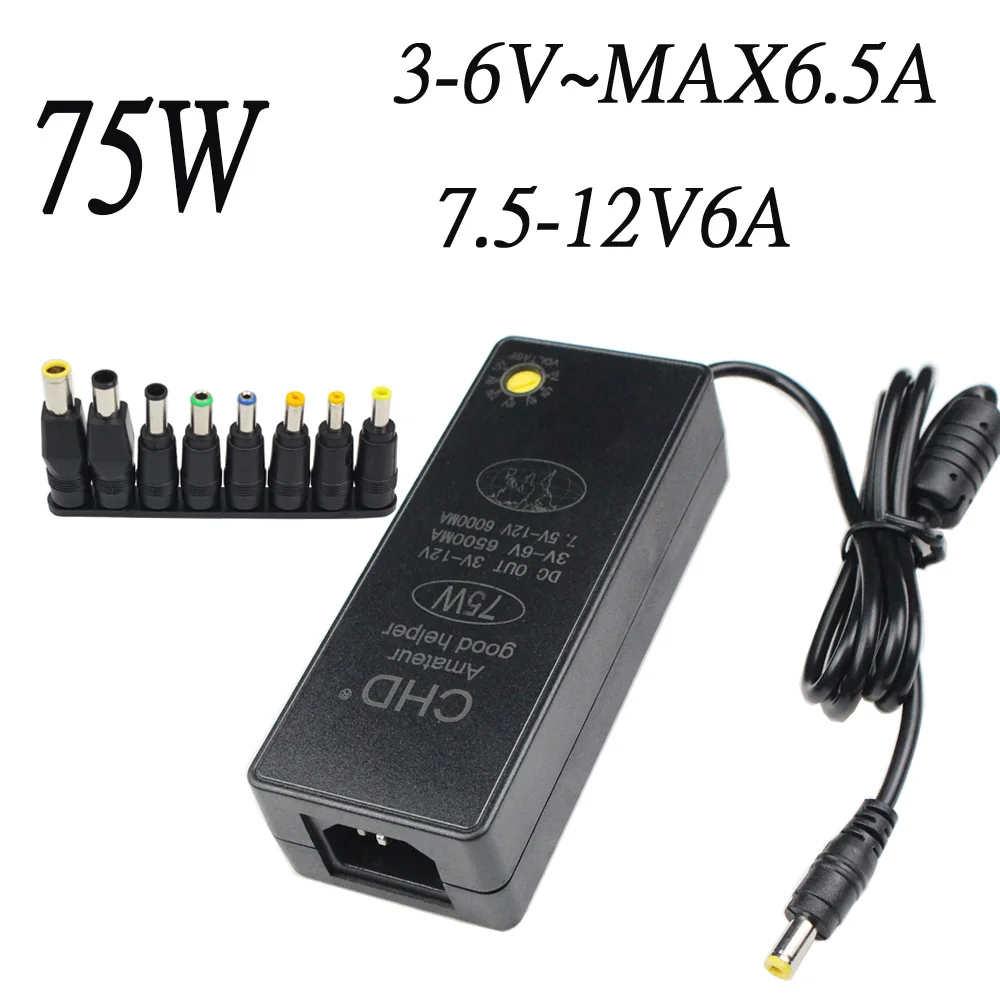 adaptador de alimentacao universal ajustavel 3v 45v 01