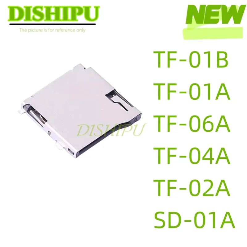 10–50 Stück, SD-Speicherkartensteckplatz-Buchse Tf-01B Sd-01A Tf-01A Tf-06A Tf-04A Tf-02A Amd Sd-Kartenanschluss, SD-Kartenleser-Steckplatz, Connectors De Fente Pour Carte Micro Sd – Detail 1