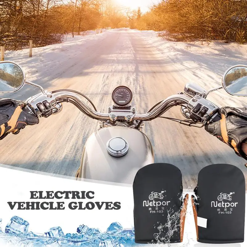 

Winter Motorcycle Gloves Warm And Cold-Resistant Motorcycle Riding Gloves Waterproof And Windproof Riding Gloves For Bike