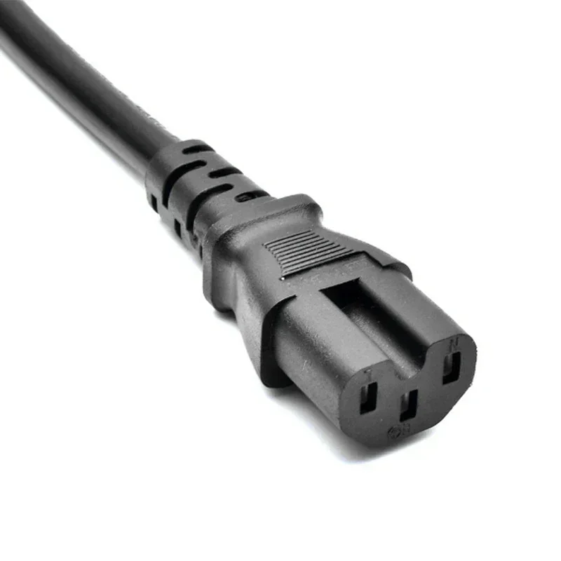 EU 전원 공급 케이블 IEC C15 C13 1.5m L자형 유럽형 전원 연장 코드 가정용 전기 기기 UPS PDU 서버용