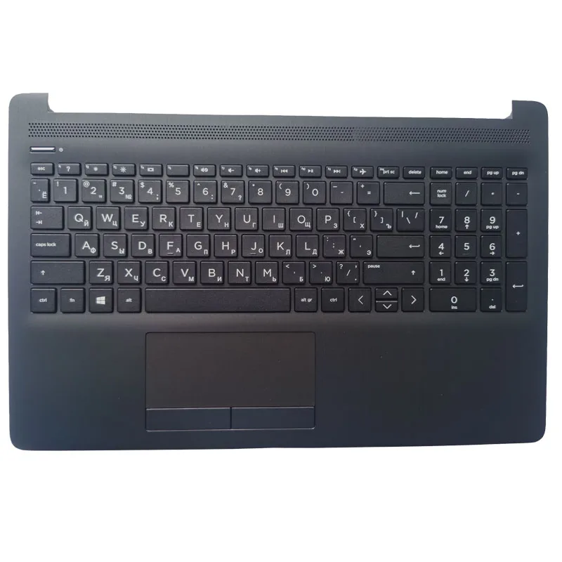 Teclado dos Eua com Palmrest Espanhol Russo Latim Touchpad para hp 15-da 15-db 15t-da 15t-db 250 255 g7 Tpn-c135 136 - Imagem 4
