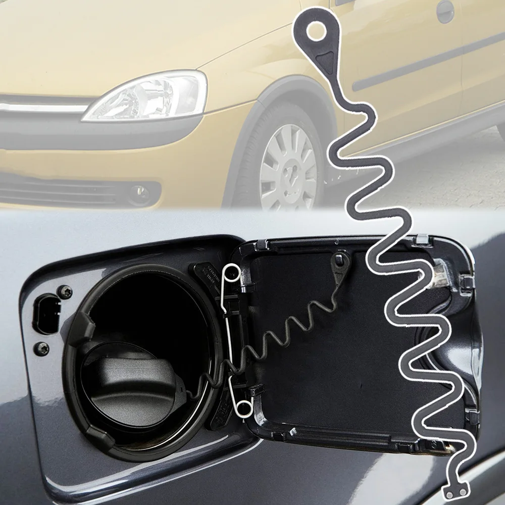 Fuel Tank Cap For Vauxhall Opel Corsa B C D 1993-2008 2009 2010 2011 2012 2013 2014 Fuel Tank Petrol Cap Filler Cord Tether Rope Strap Cable