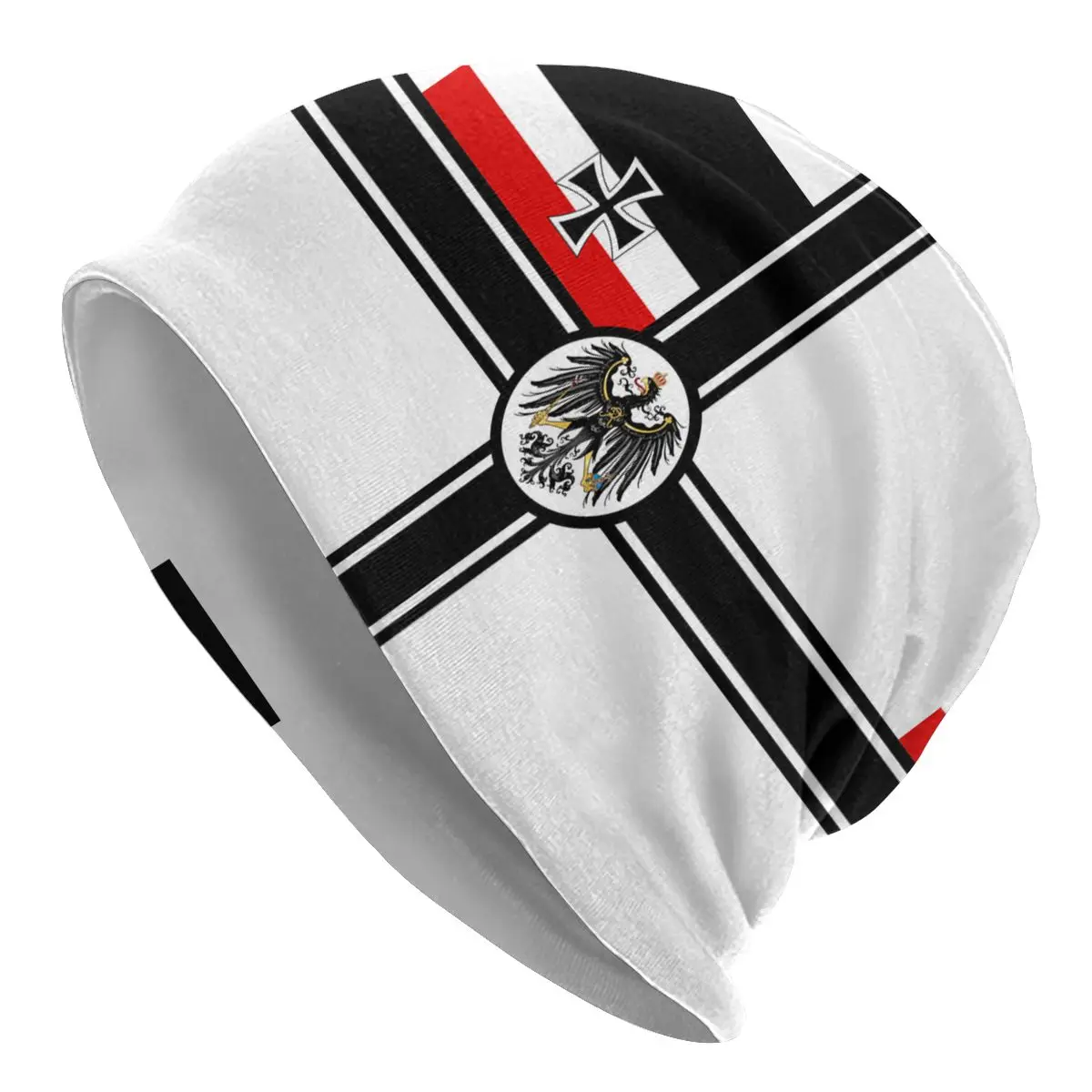 German Empire DK Reich War Flag Homme Hip Hop Knitted Hat For Women Men Autumn Winter