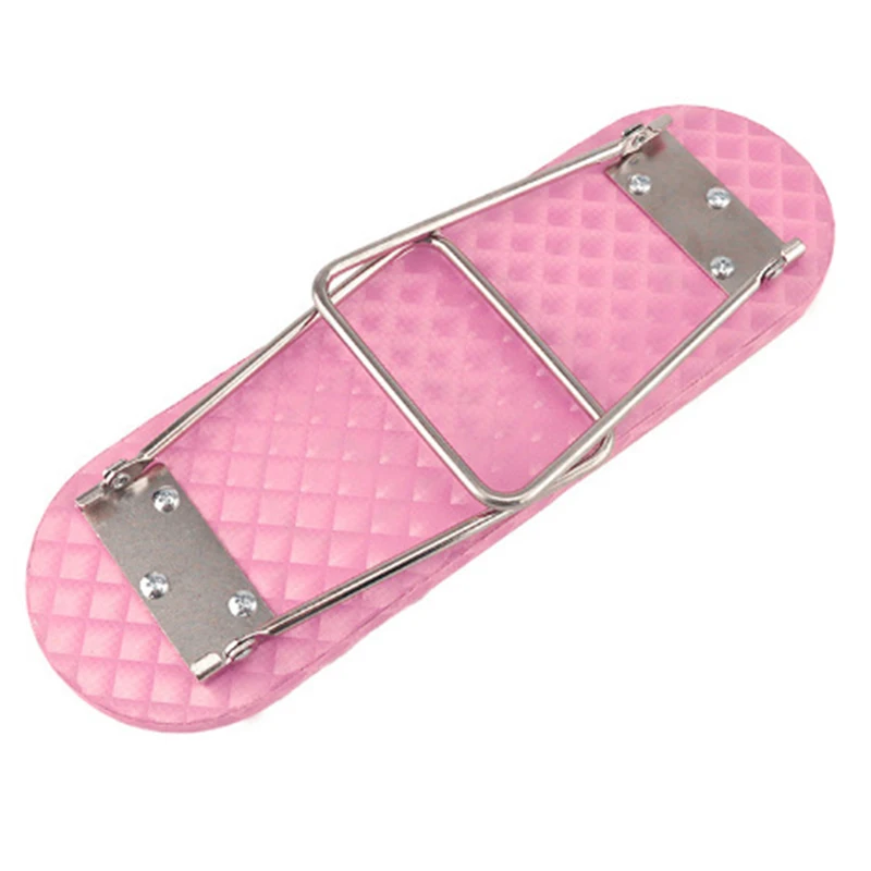 Manicure Arm Rest Cushion Wrist Support Hand Holder Bracket Stand Stainless Steel Folding Wire Legs For Manicure Hand Pillow