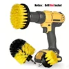 7pcs Drill Brush Attachment Set Power Scrubber Brush With Drill Scrub Brush For Cleaning Showers Tubs Bathroom Tile Grout Carpet 2