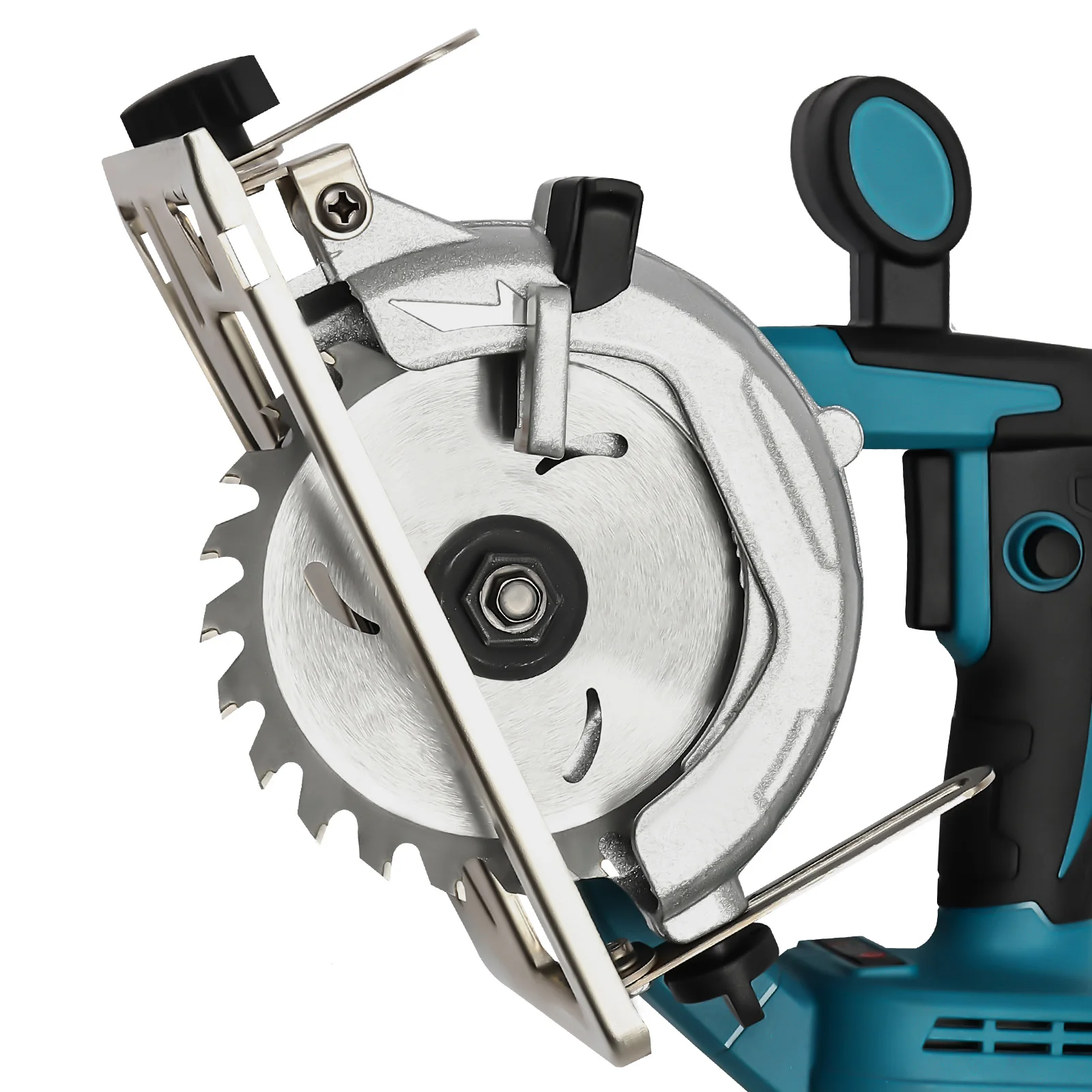Brushless Chainsaw 0-45° Bevel Cutting Cordless Electric Circular Saw with Charger for Cutting Wood and Ceramic Tiles 5