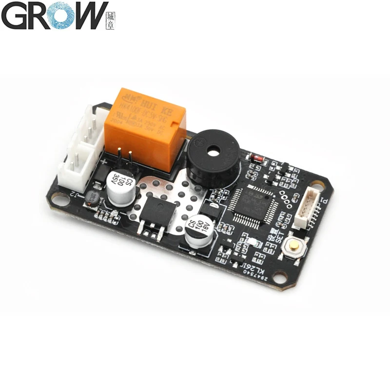 Grow kl261 DC5.5-15V real saída de baixa potência consumo de impressão digital placa de controle de acesso com modo de ignição de auto-bloqueio