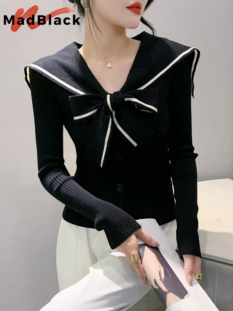 

Женский трикотажный свитер в полоску, с длинным рукавом