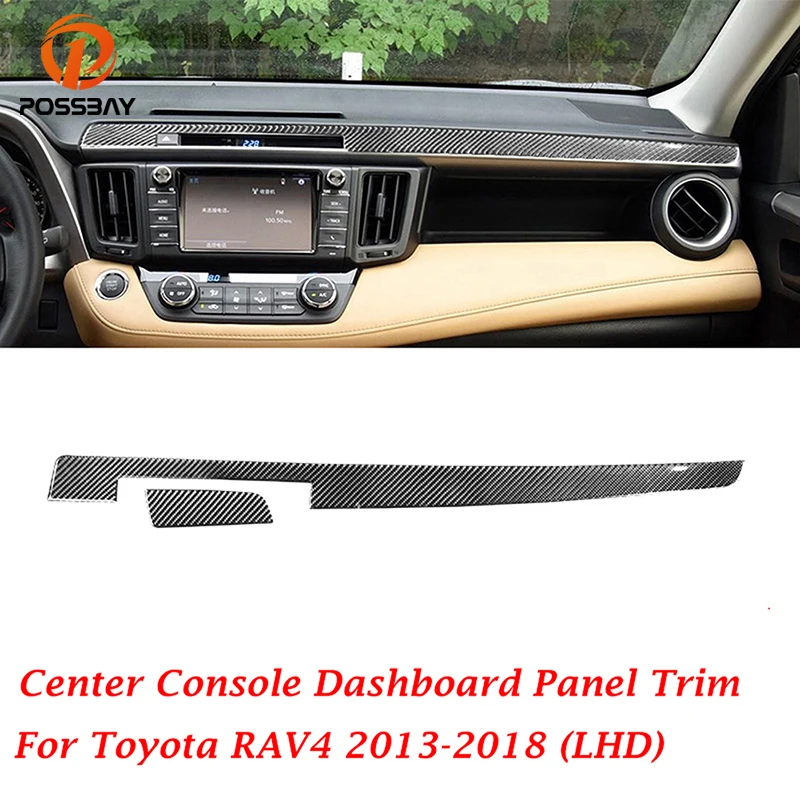 

Car Interior Center Console Dashboard Panel Trim for Left Hand Drive for Toyota RAV4 2013 2014 2015 2016 2017 2018 Accessories
