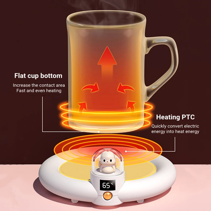 5V USB Heat Heater Coaster Tea Coffee Mug Warmer Cup Mat Pad Home