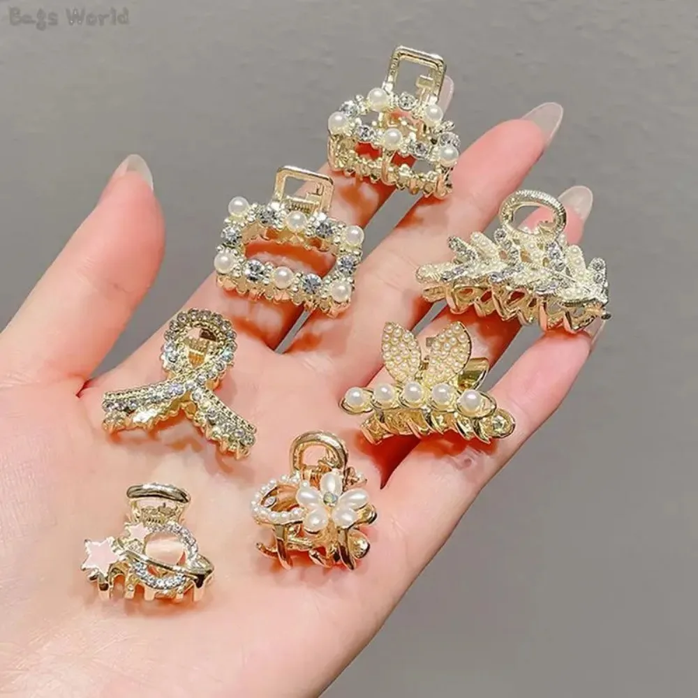 Wolff Jewelry Hairclip w. stones - Peach