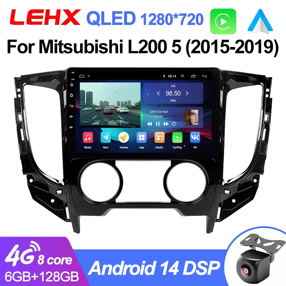 LEHX L6 Pro Android 14 Auto Car Radio Multimedia Stereo For