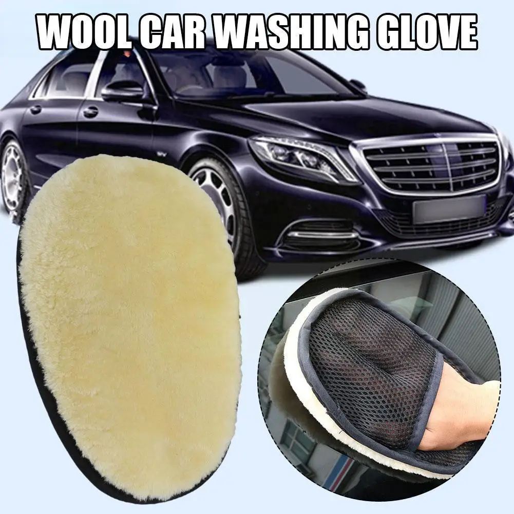 

Car Wool Cashmere Washing Gloves For Kia Sportage Ceed Sorento Cerato Forte 2018 2019 2020 W2M2