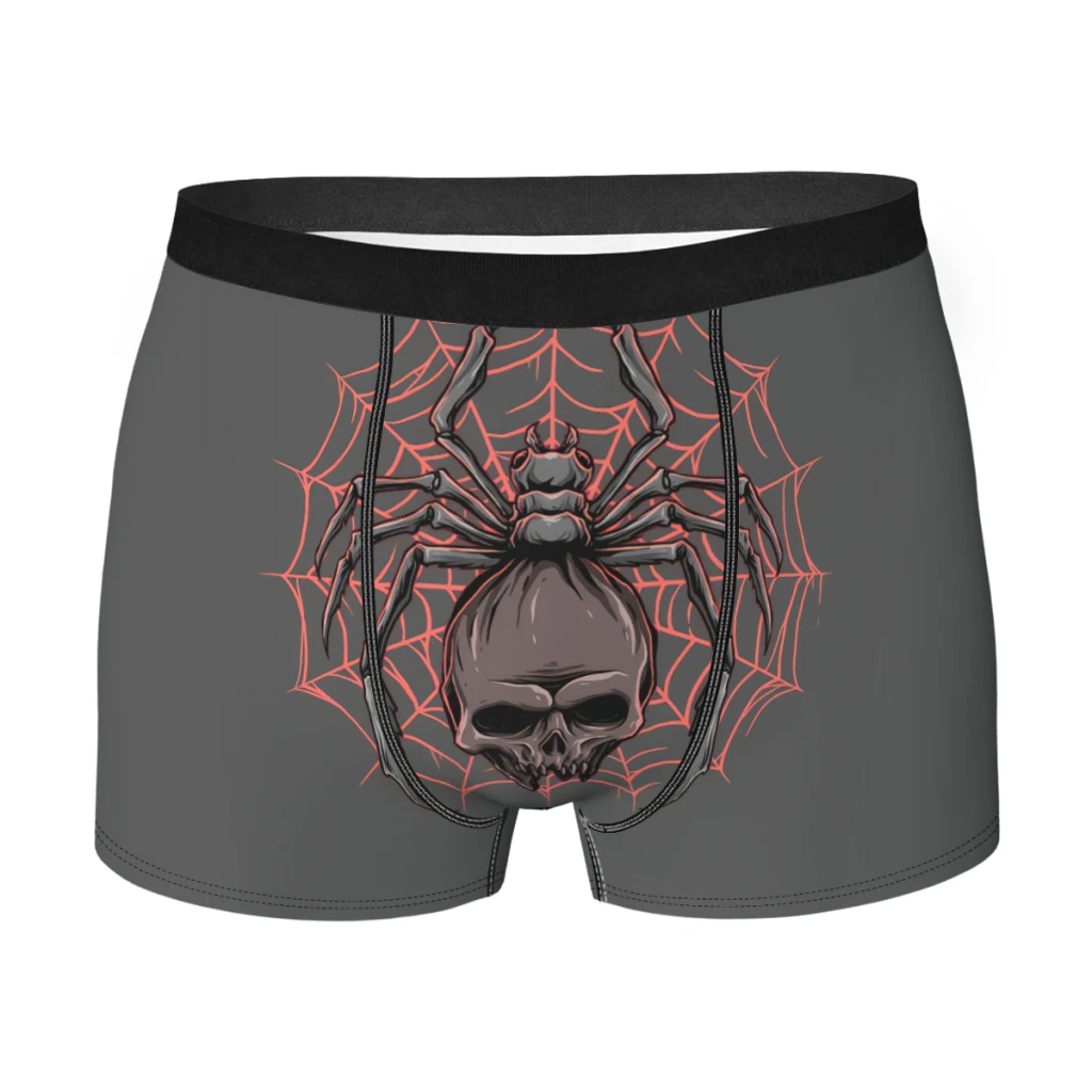 

Spider Skull Spider Animals Underpants Homme Panties Man Underwear Comfortable Shorts Boxer Briefs