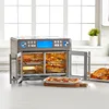 Dual Zone 360 Air Fryer Oven Combo with French Door, 25 QT Extra Large Cook Two Foods in Different Ways, Up to 60% Faster 2