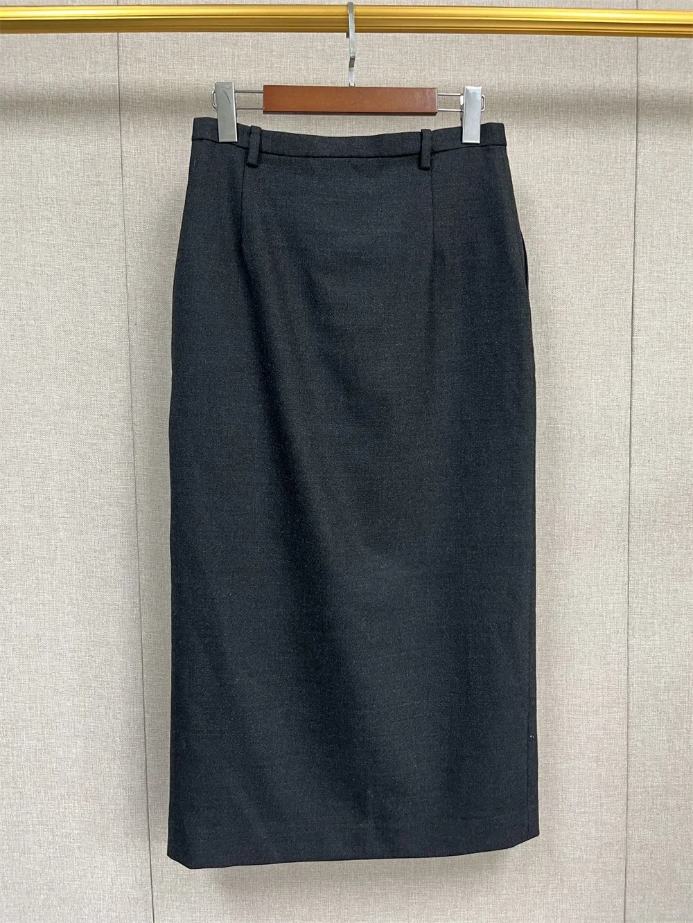 

2023 Autumn and Winter New Women Slit Long Skirt