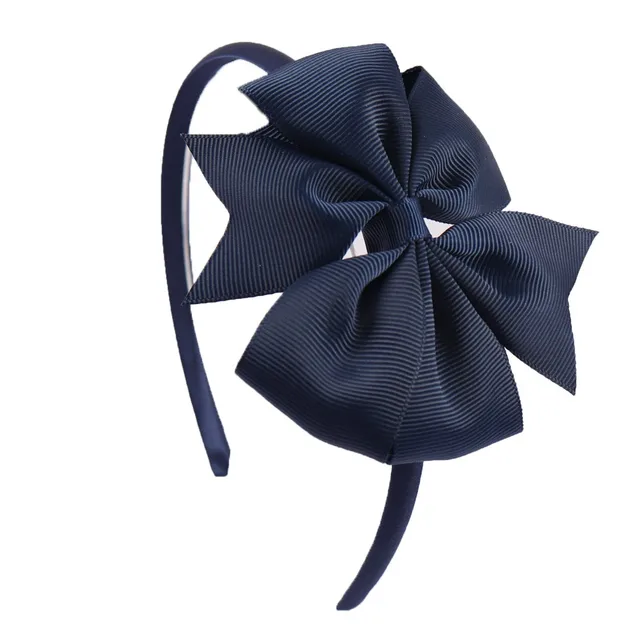 Oaoleer Hair Accessories 4'' Bow Hairband for Girls Handmade Solid Ribbon Headbands with Satin Hoops Kids' Daily Life Headwear 31