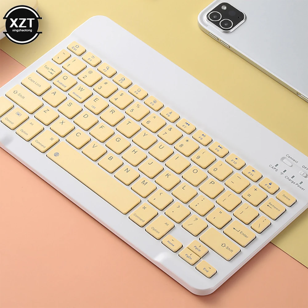 English Wireless Bluetooth Keyboard iPad Touch External Keyboard Wireless Bluetooth for Office for Phone Tablet Laptop