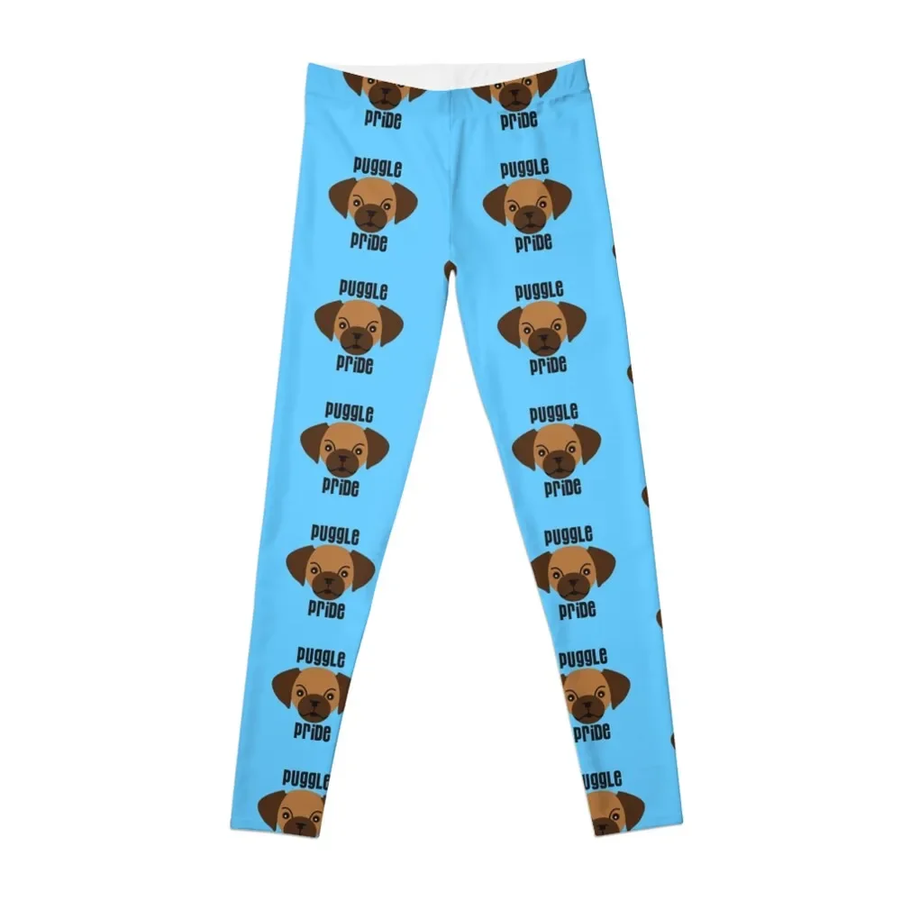 

puggle pride blue Leggings Women's gym gym's sportswear Womens Leggings