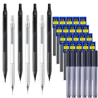 0.3 0.5 0.7 0.9 2.0mm Low Center of Gravity Metal Mechanical Pencil With Lead Refill HB Automatic Pencil Sketch Painting Writing 1