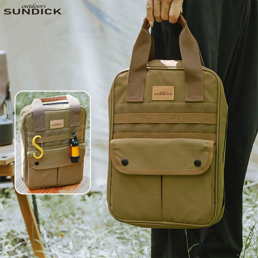 Camping Cookware Storage Bag for Knife Fork Spoon Camping Travel Cookware Organizer Bag for Outdoor Barbecue Cooking