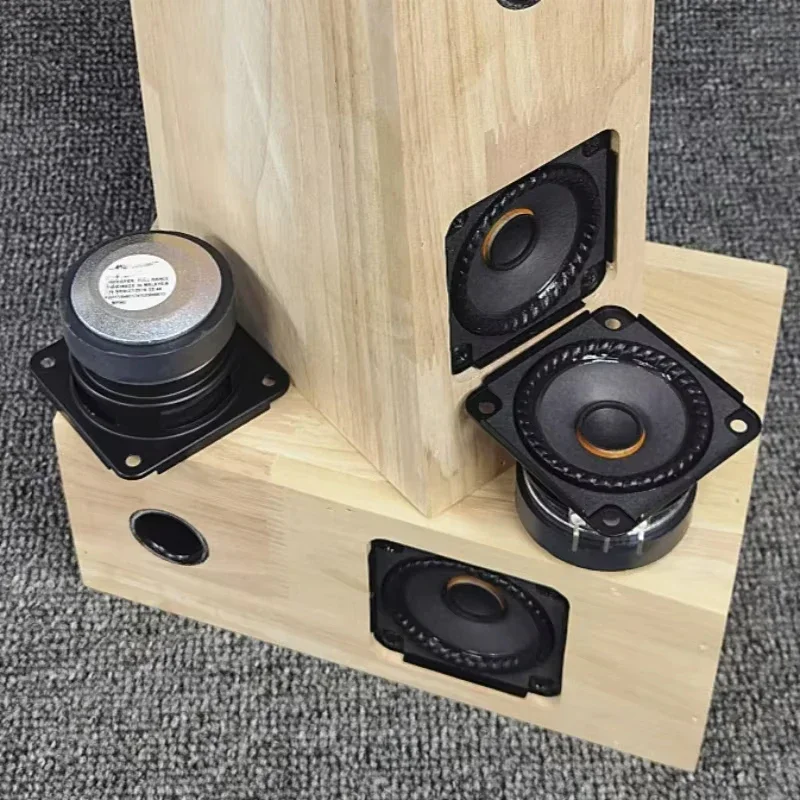 SOTAMIA 2Pcs 2.75 Inch Portable Audio Full Range Speaker 4 Ohm 25W Corrugated Hemming Speaker Home Music Long Stroke Loudspeaker 4