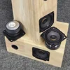 SOTAMIA 2Pcs 2.75 Inch Portable Audio Full Range Speaker 4 Ohm 25W Corrugated Hemming Speaker Home Music Long Stroke Loudspeaker 4