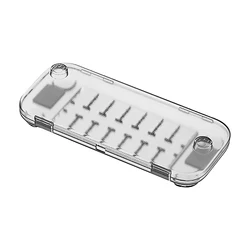 Premium Console Handle Storage Box with Protective Shell and Case Cover for Gaming Console/Gamepad (White)