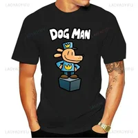 Kawaii Dog Man TShirt Dog Man Book Lover Gifts Captain Underpants World Book Ropa Hombre Camisetas Men Printing Cotton Clothing 1