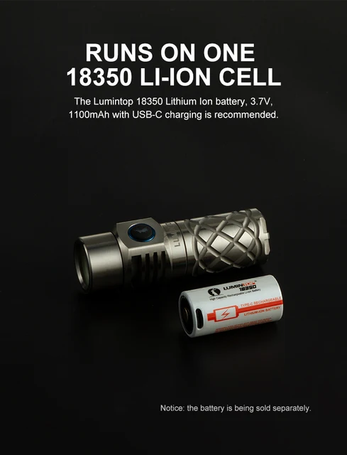 ライト・ランタン LUMINTOP MINI THOR LEP Lumintop® LEP Flashlight Thor Mini 700 Meter Ultra-Long
