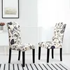 Set of 2 Tufted Dining Chair Upholstered Nailhead Trim Rubber Wooden Leg 3