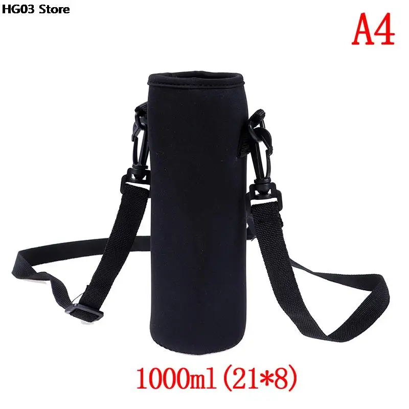 Neoprene Pouch Holder Sleeve Cover For 420-1500ML Sports Water Bottle Case