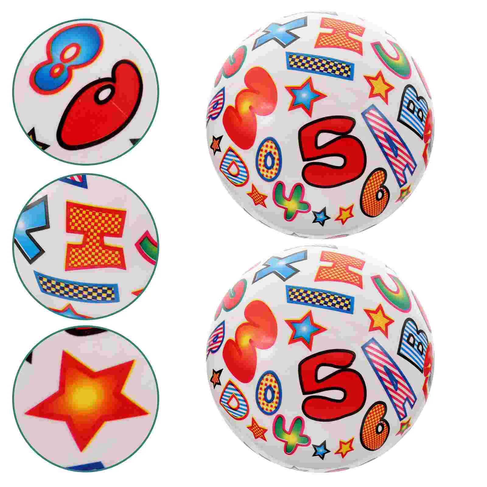 

85-дюймовый маленький надувной мяч с буквами для бассейна