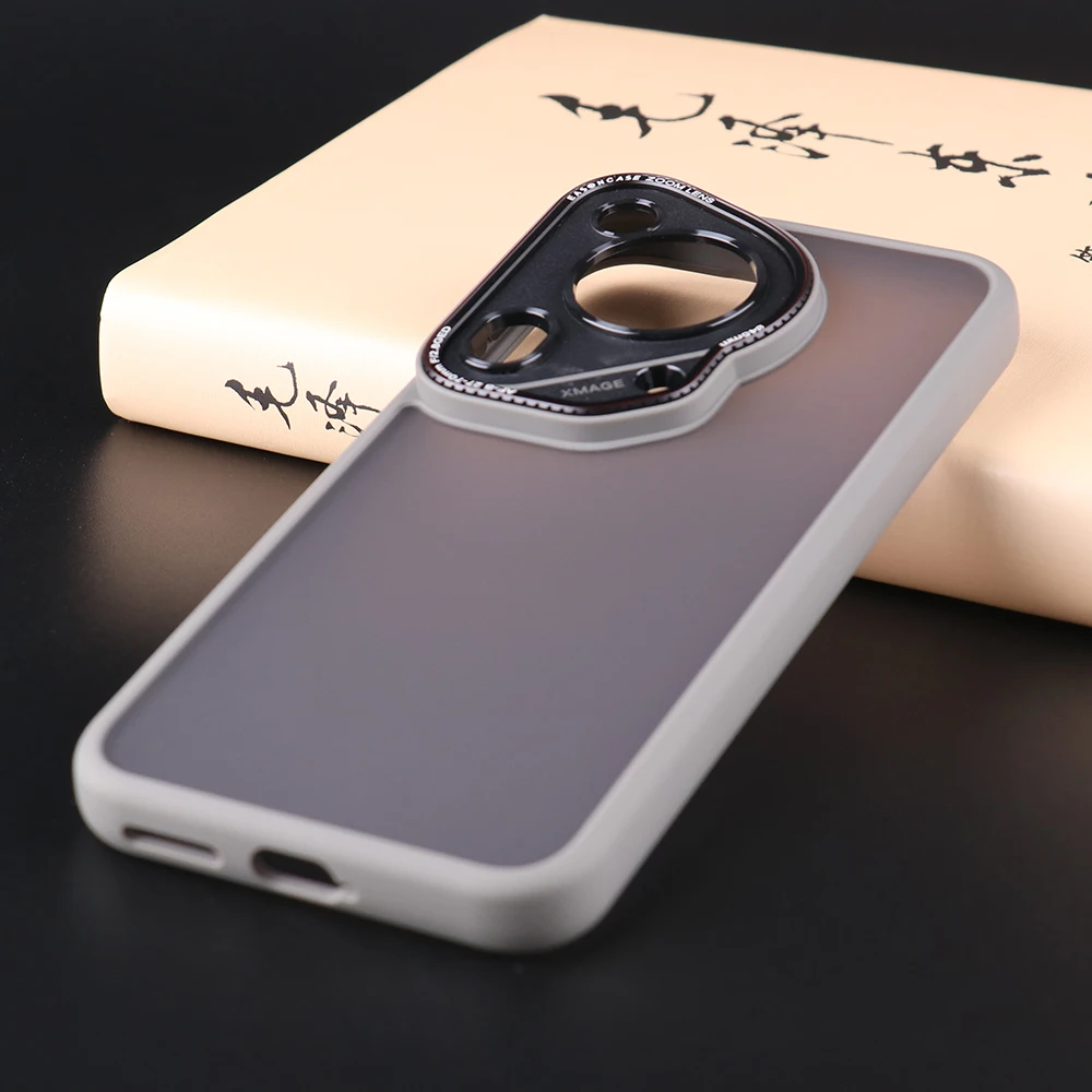 Durable Shockproof Matte Case with Metal Camera Lens Protection